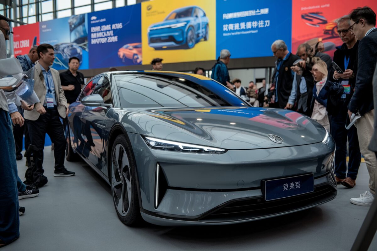 Pourquoi les constructeurs chinois fascinent le Salon auto de Bruxelles 2026 avec leurs innovations? Modèle de voiture électrique chinoise au Salon de l'auto de Bruxelles 2026