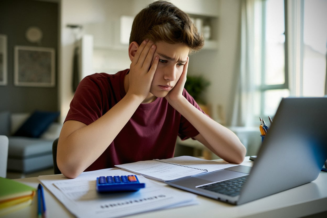 Collégien vérifiant ses notes et mentions du DNB 2026