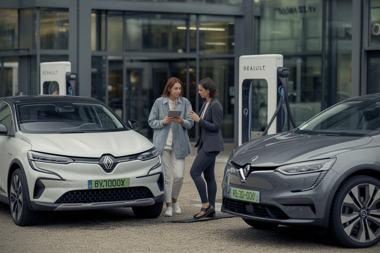 1547f376b516a335 3 modèles Renault, juillet 2026, Renault 5, Scénic et Twingo devant Tesla en France, ce que le Model Y doit affronter