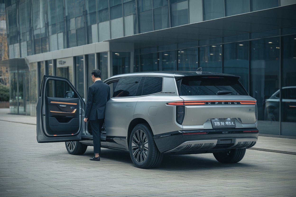 28c713dfe8611cd2 5,12 m, 577 ch, frigo à bord et prix sous 40 000 €, le Xpeng G9L surprend le luxe électrique avec sa promesse de limousine