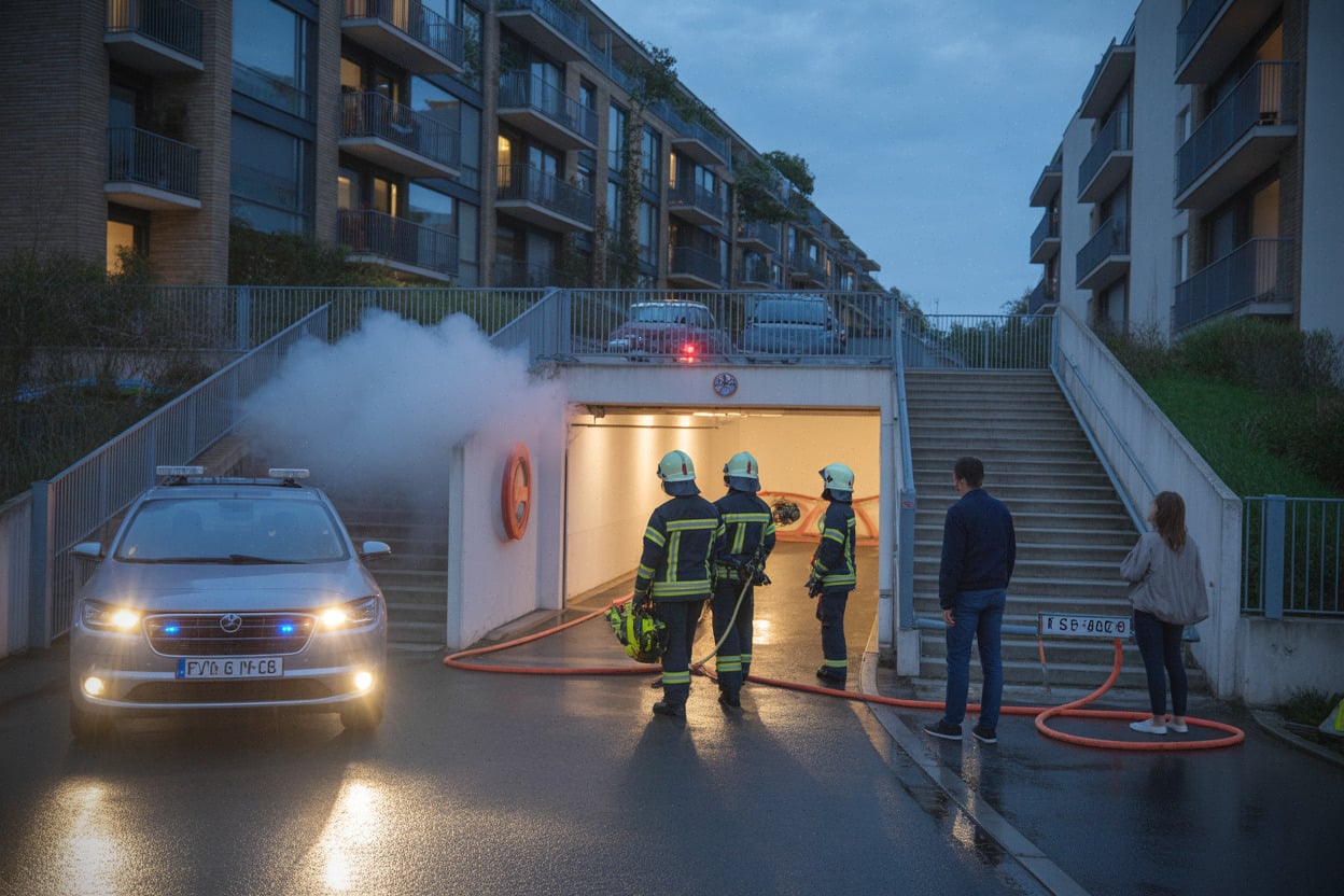 9eb581379b3cc434 80 habitants évacués, 8 véhicules détruits, une femme enceinte hospitalisée, ce feu de parking surprend Colomiers