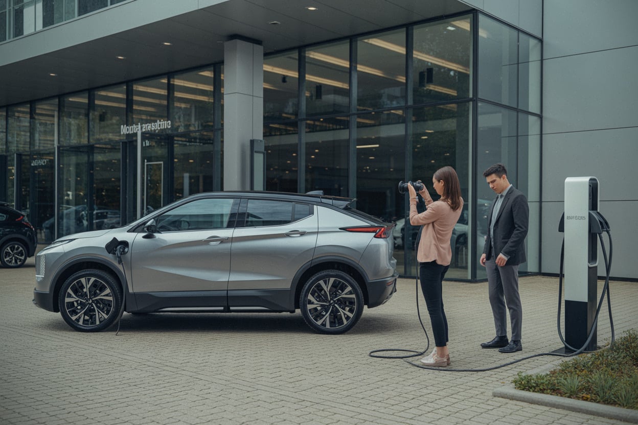 a059a2eeb0e85889 Mitsubishi Eclipse Sportback, VUS électrique sur base Nissan LEAF en 2026, le pari pragmatique que personne n'attendait
