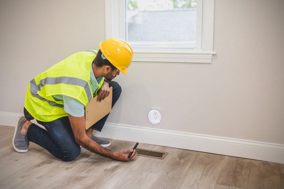 Inspection des combles pour évaluer l’isolation thermique d’une maison