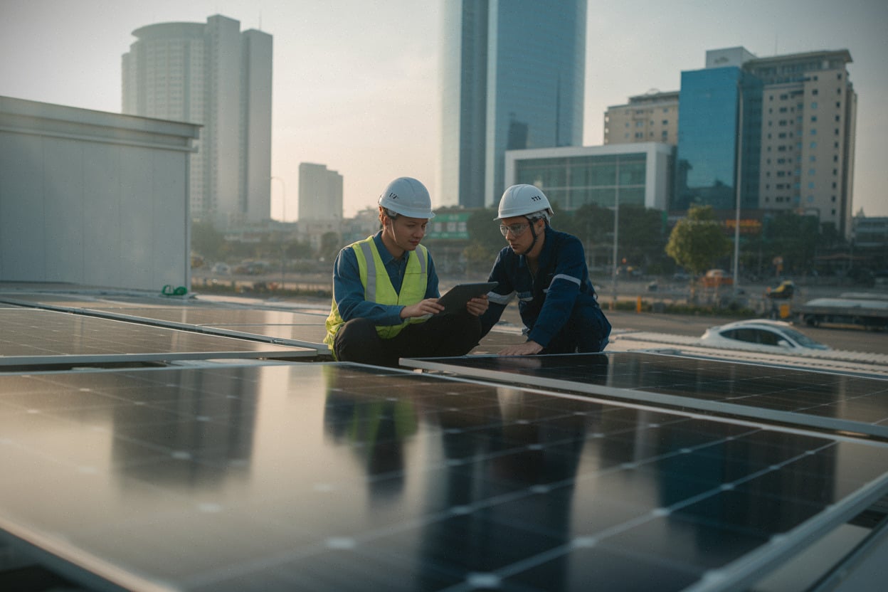0287c04ab1137b9d Décret 243, 26 juin 2026, solaire en toiture au Vietnam, les blocages qui freinent encore foyers, usines et bâtiments publics