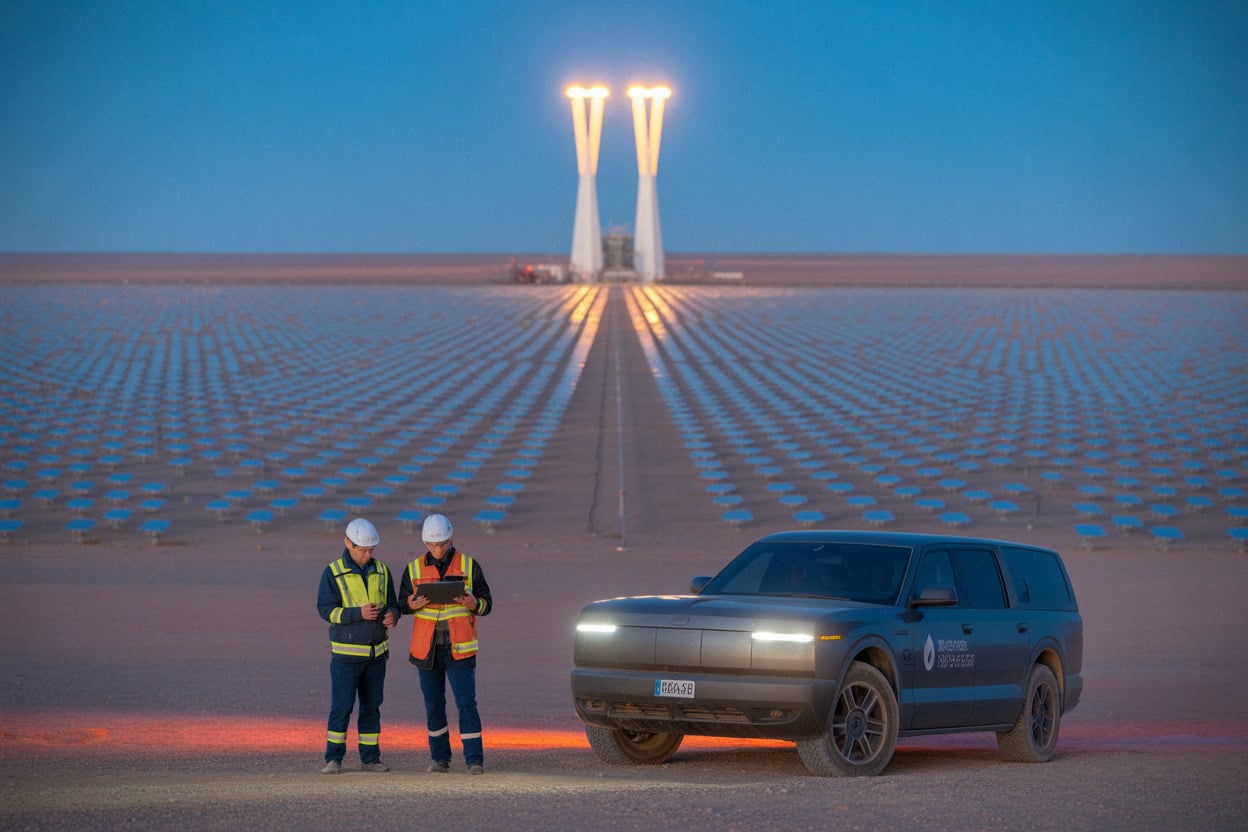 a2880b2586b7f924 1 GW, 8h sans batterie, deux tours solaires dans le Gobi, la technique aux sels fondus qui surprend l'énergie mondiale