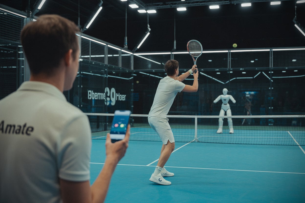c77ff5dccdb96a82 2 999, cinq modes, vision binoculaire 4K HDR, le robot de tennis IA ACEMATE S10 Pro surprend à Berlin pour l'IFA 2026