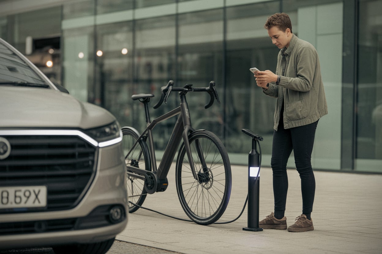 c9d45f072b2e223e Moins de 30 €, vélo en 2026, pompe électrique compacte, cet accessoire fait fureur chez les cyclistes réguliers
